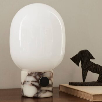 Audo JWDA stolová lampa, mramor calacatta-viola
