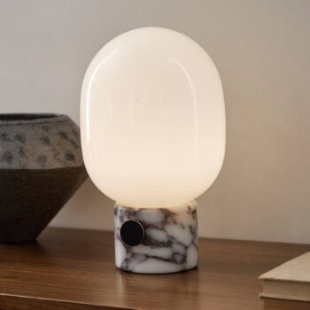 Audo JWDA stolová lampa, mramor calacatta-viola