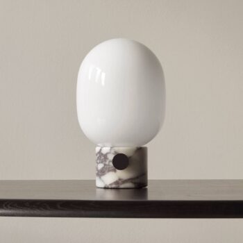 Audo JWDA stolová lampa, mramor calacatta-viola