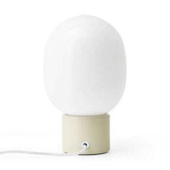 Audo JWDA stolová lampa z ocele, alabastrová