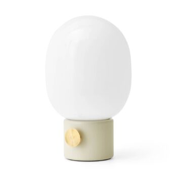 Audo JWDA stolová lampa z ocele, alabastrová