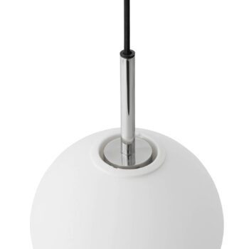 Audo TR Bulb, závesné svietidlo, 1-pl. svetlo, oceľ, sklo, biela