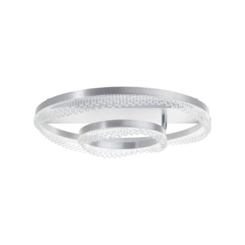 Aurora LED stropné svietidlo, hliník, Ø 61 cm, hliník, CCT