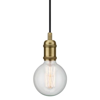 Avra – minimalistická závesná lampa v mosadznej