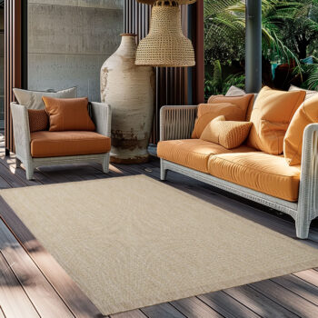 Ayyildiz AKCIA: 120x120 cm Kusový koberec Giza 1410 Beige kruh - 120x120 cm