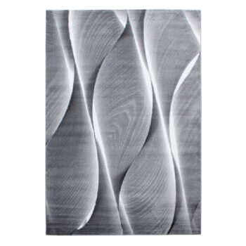 Ayyildiz, DOPREDAJ: 120x170 cm Kusový koberec Parma 9310 black, 120x170, šedá, chodba / predsieň