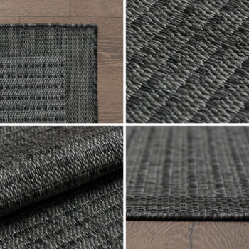 Ayyildiz Kusový koberec Giza 1410 Black - 80x150 cm