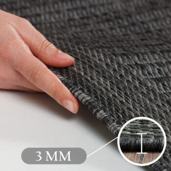 Ayyildiz Kusový koberec Giza 1410 Black - 80x150 cm