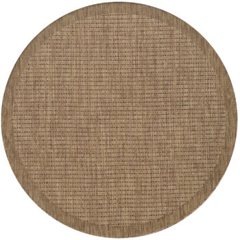 Ayyildiz Kusový koberec Giza 1410 Brown kruh - 160x160 cm