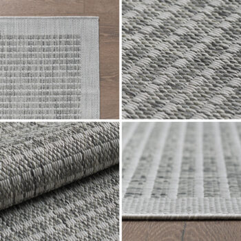 Ayyildiz Kusový koberec Giza 1410 Grey kruh - 160x160 cm