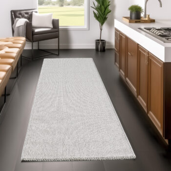Ayyildiz Kusový koberec Loom 4300 Silver kruh - 160x160 cm