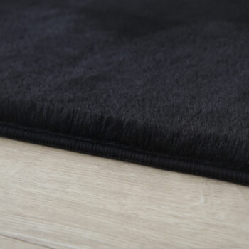 Ayyildiz Kusový koberec Pouffy 5100 Black kruh - 120x120 cm