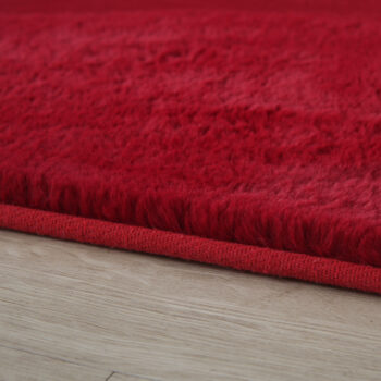 Ayyildiz Kusový koberec Pouffy 5100 Red kruh - 160x160 cm