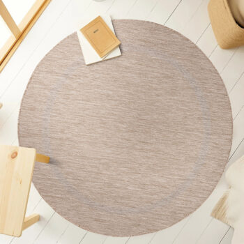 Ayyildiz Kusový koberec Relax 4311 Beige kruh - 160x160 cm