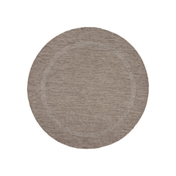 Ayyildiz Kusový koberec Relax 4311 Brown kruh - 120x120 cm