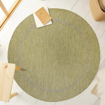 Ayyildiz Kusový koberec Relax 4311 Green kruh - 160x160 cm