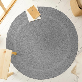 Ayyildiz Kusový koberec Relax 4311 Grey kruh - 200x200 cm
