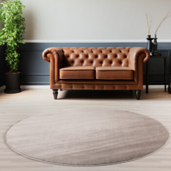Ayyildiz Kusový koberec Sky 5400 Beige kruh - 120x120 cm