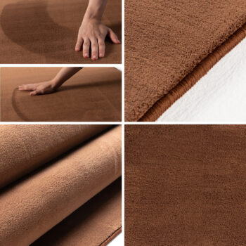 Ayyildiz Kusový koberec Sky 5400 Brown kruh - 200x200 cm