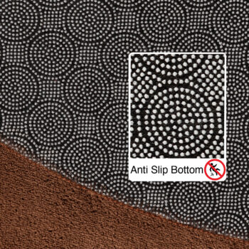 Ayyildiz Kusový koberec Sky 5400 Brown kruh - 200x200 cm