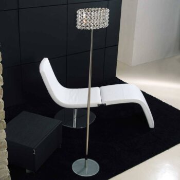 BACCARAT krištáľová stojaca lampa priehľadná