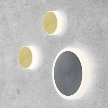 BANKAMP Button nástenné LED, 33 cm antracit