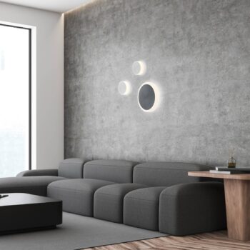 BANKAMP Button nástenné LED, 33 cm antracit