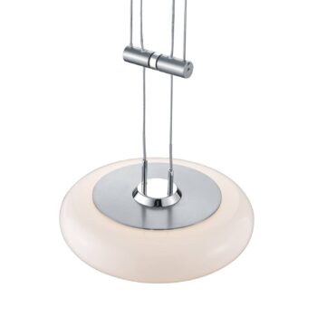 BANKAMP Centa závesná lampa 2-plameňová, nikel