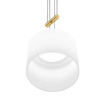 BANKAMP Grazia závesná lampa 1-pl. 16cm mosadz