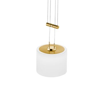 BANKAMP Grazia závesná lampa 1-pl. 16cm mosadz