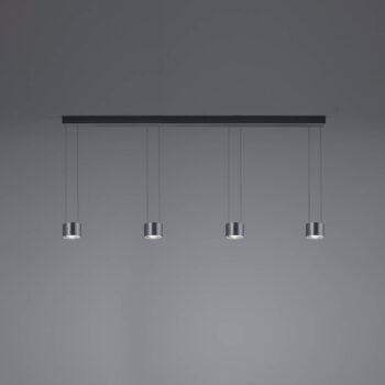 BANKAMP Impulse Flex LED svietidlo 4-pl. čierna