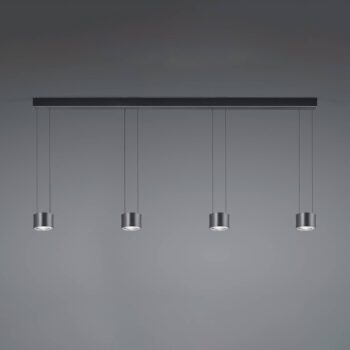 BANKAMP Impulse Flex LED svietidlo 4-pl. čierna