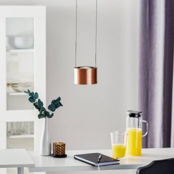 BANKAMP Impulse LED svietidlo 1-pl., ružové zlato