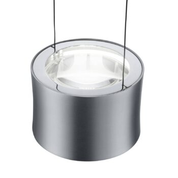BANKAMP Impulse LED závesné svietidlo 3-pl. nikel