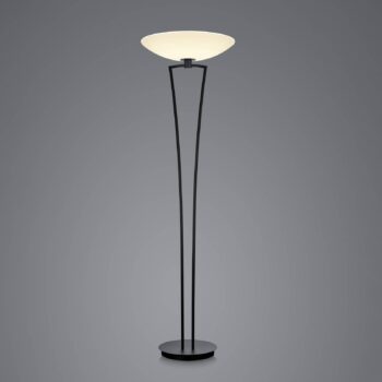 BANKAMP Lady LED stojacia lampa, ZigBee, čierna