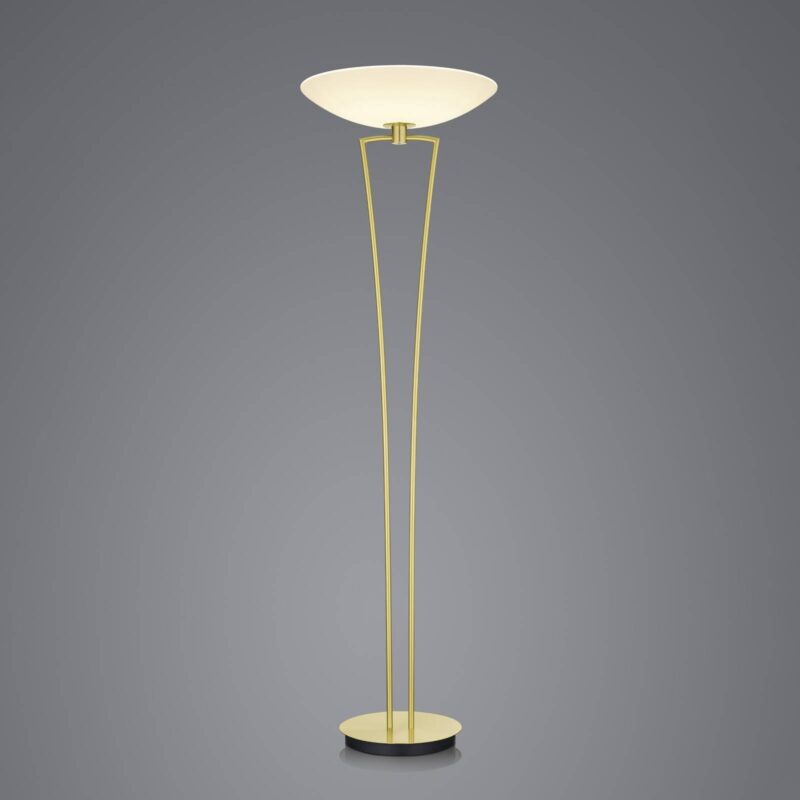 BANKAMP Lady LED stojacia lampa, ZigBee, mosadz BANKAMP Lady LED stojacia lampa, ZigBee, mosadz