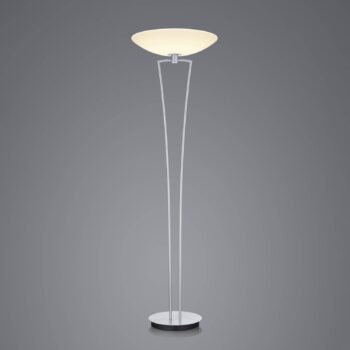 BANKAMP Lady LED stojacia lampa, ZigBee, nikel