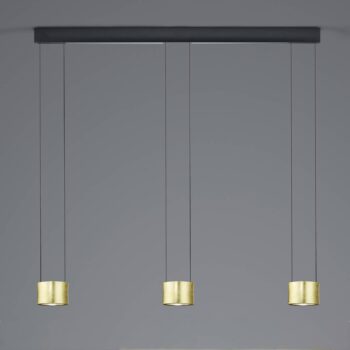 BANKAMP Luce elevata Impulse 3-pl. zlatá/čierna
