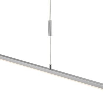 BANKAMP Slim závesné stmievateľné 128 cm nikel