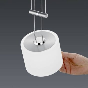 BANKAMP Strada Gracia závesná lampa, 4-pl., 185 cm