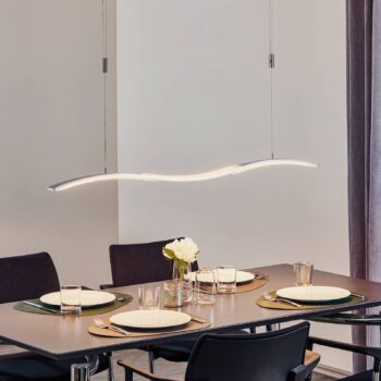 BANKAMP Wave II závesná lampa LED nastaviteľná