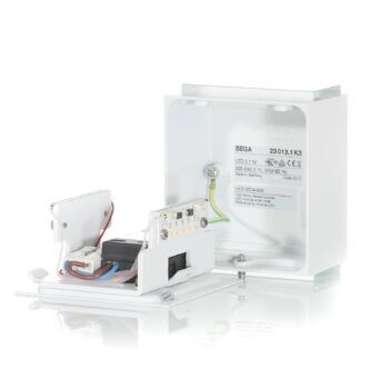 BEGA 23013 nástenné LED 3 000 K 9 cm 510 lm biele