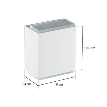 BEGA 23013 nástenné LED 3 000 K 9 cm 510 lm biele