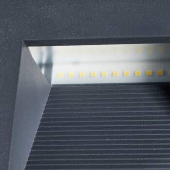 BEGA 24202 nástenné LED svetlo, 3 000 K, grafit