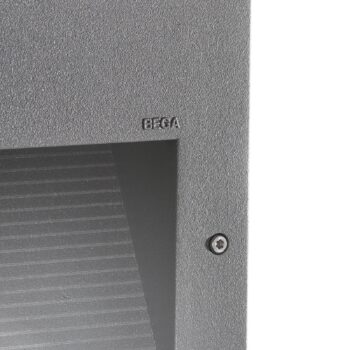 BEGA 24202 nástenné LED svetlo 3 000 K striebro