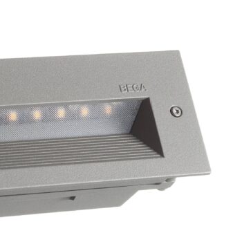 BEGA 33054 nástenné LED svetlo 3000K striebro 26cm
