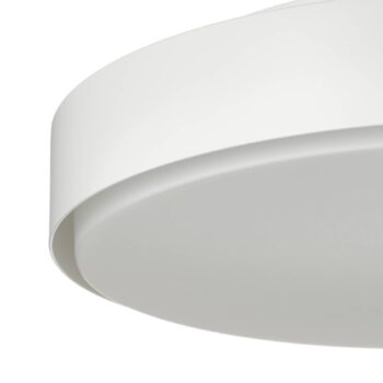 BEGA 34278 LED stropné svietidlo, biele, Ø 36 cm, DALI
