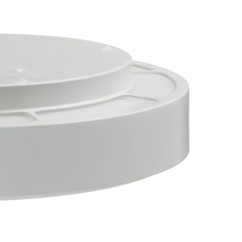 BEGA 34278 LED stropné svietidlo, biele, Ø 36 cm, DALI