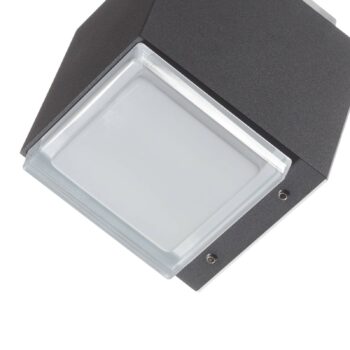 BEGA 50063 nástenné LED 3000K 9 cm zamatová čierna
