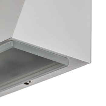 BEGA 78047 Nástenné svietidlo lichobežník 3000K 9cm biele 255lm